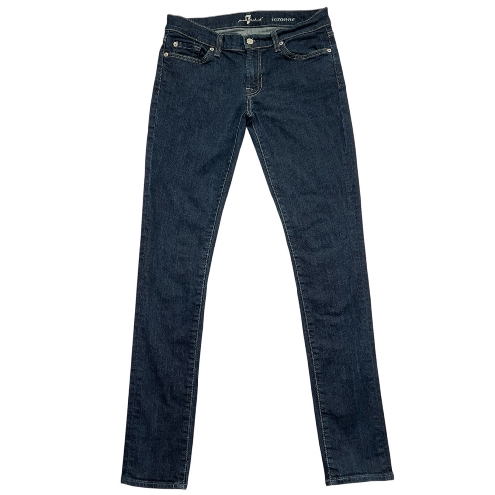 7 For All Mankind Roxanne Casual Mid Rise Skinny Jeans Women’s Size 29